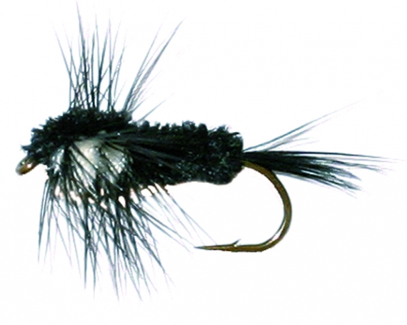 Montana Nymph Black/White Daiichi 1710 #10 i gruppen Fiskedrag / Flugor / Nympher hos Fishline (FL22011)
