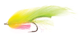 Zonker Minnow Chartreuse Daiichi 2421 #6 i gruppen Fiskedrag / Flugor / Streamers hos Fishline (FL54028)