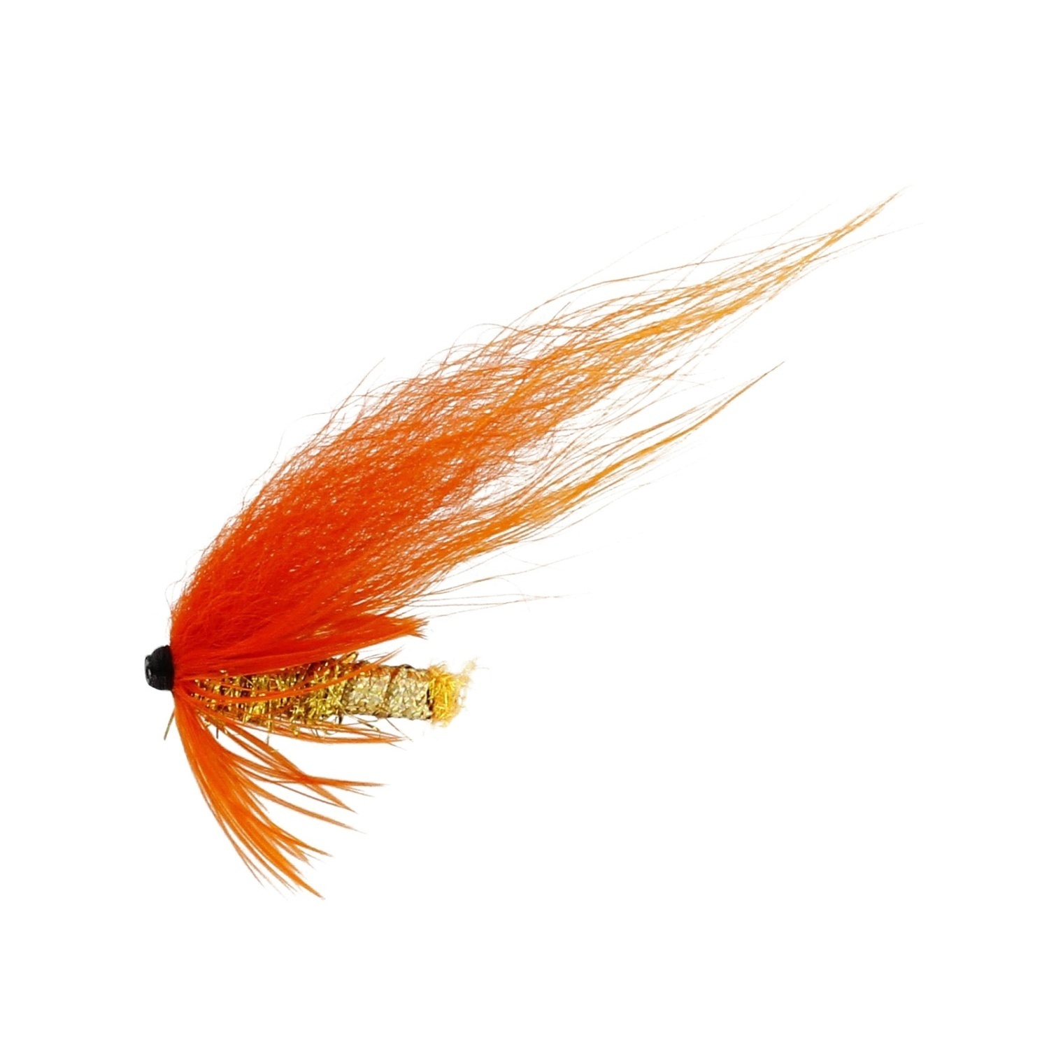 Flom Mirror Orange Plastic Tube25mm i gruppen Fiskedrag / Flugor / Tubflugor hos Fishline (FL97257)