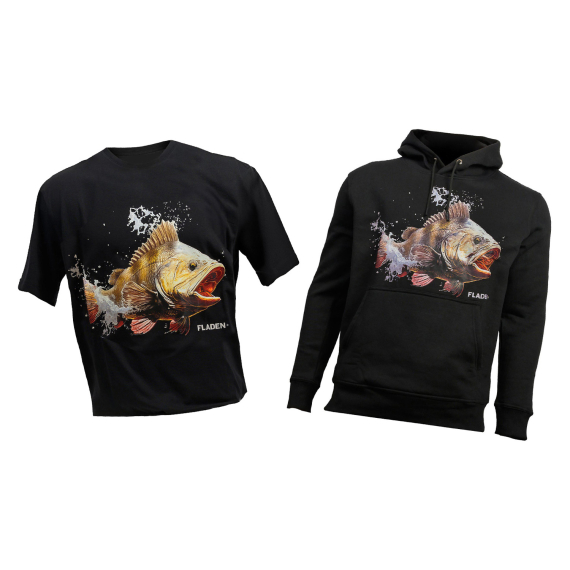 Fladen Perch Hunter T-shirt & Hoodie Bundle i gruppen Kläder & Skor / Kläder / Tröjor / Hoodies hos Fishline (FLADENPERCHUNTERSET)