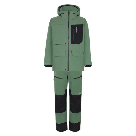 Didriksons Fractus USX Dark Moss Jacket & Pants Bundle i gruppen Kläder & Skor / Kläder / Klädset & Fiskeställ hos Fishline (FRACTUSUSXDARKMOSSSET)