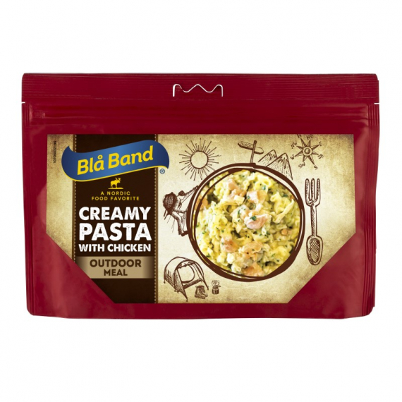 Blå Band - Creamy Pasta With Chicken i gruppen Outdoor / Friluftsmat / Frystorkad Mat hos Fishline (FTC212)