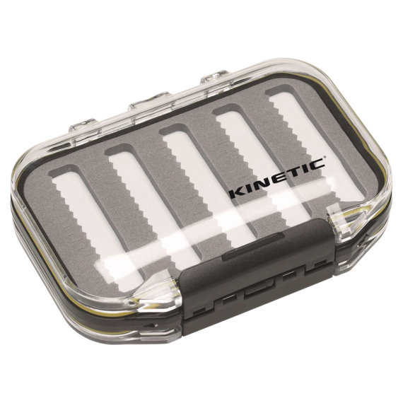 Kinetic Waterproof Fly Box Clear i gruppen Förvaring / Boxar & Lådor / Flugaskar hos Fishline (G126-095-Sr)