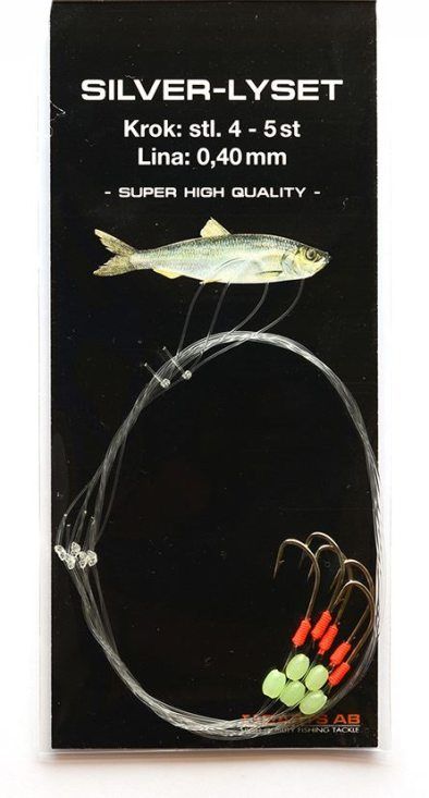 Darts Häckla Silverlyset- 4 i gruppen Fiskedrag / Havsfiskebeten / Häcklor & Havsfiskeriggar hos Fishline (G150-004)