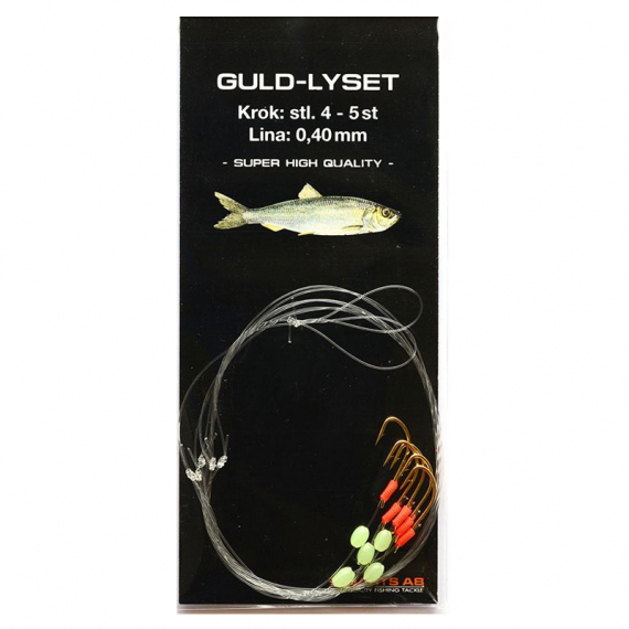 GULDLYSET- 4 i gruppen Fiskedrag / Havsfiskebeten / Häcklor & Havsfiskeriggar hos Fishline (G151-004)