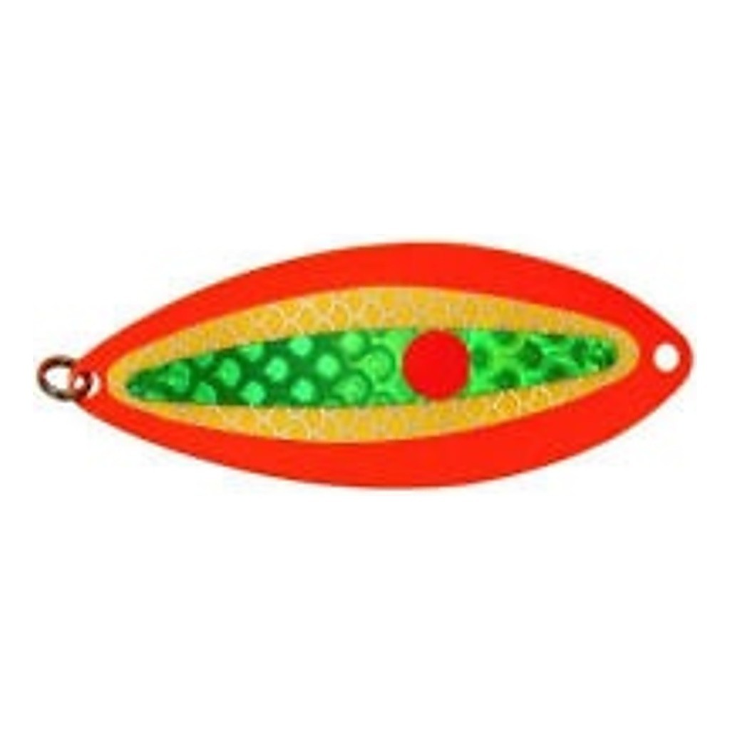 Lill-Skruven 58mm Fluo Gul/grön i gruppen Fiskedrag / Pimpelbeten / Rödingblänken hos Fishline (GE85)