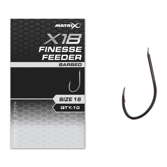 Matrix X1B Finesse Feeder Barbed i gruppen Krok & Småplock / Krok / Enkelkrok hos Fishline (GHK200r)