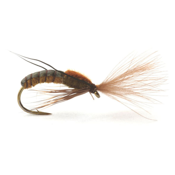 Super Emerging Caddis Brown Olive i gruppen Fiskedrag / Flugor / Torrflugor hos Fishline (GL46166r)