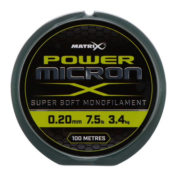 Matrix Power Micron X - 100m i gruppen Fiskelinor / Nylonlinor hos Fishline (GML028r)