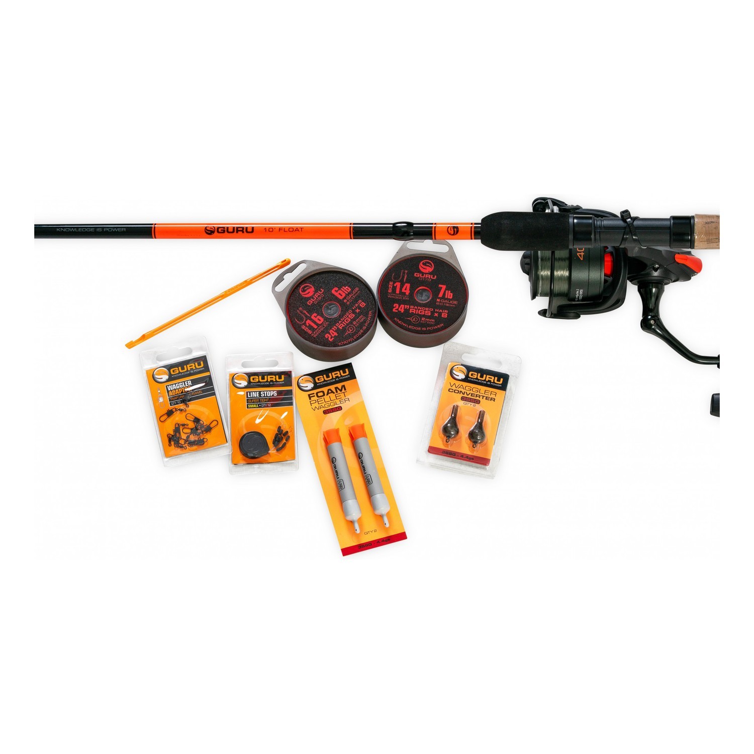 Guru Tackle - 10\' Float Rod & Reel Combo i gruppen Fiskeset / Specimenset hos Fishline (GRD271)