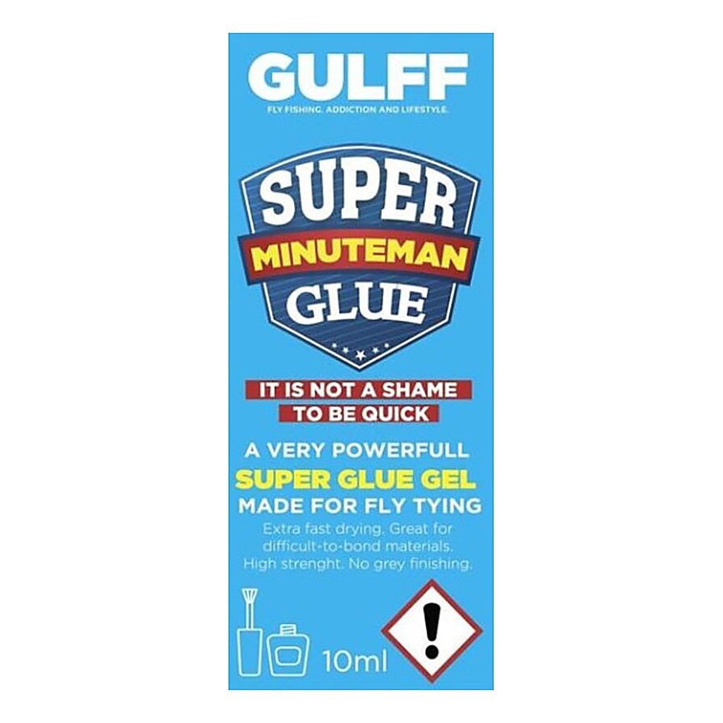 Gulff Minuteman Gel 10ml i gruppen Verktyg & Tillbehör / Superlim & Epoxy / Superlim hos Fishline (GU10MG)