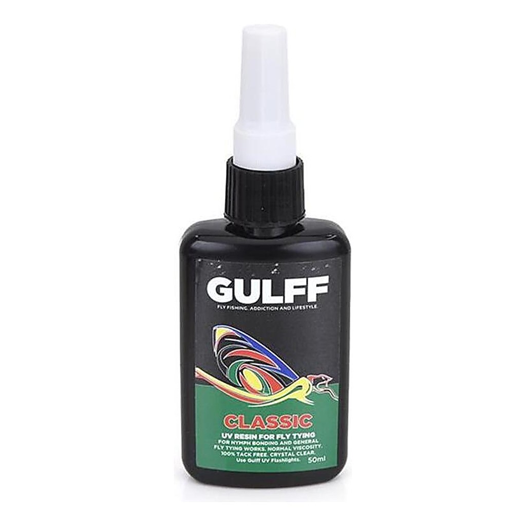 Gulff Classic 50ml Clear i gruppen Verktyg & Tillbehör / Superlim & Epoxy / UV-lim hos Fishline (GU50C)