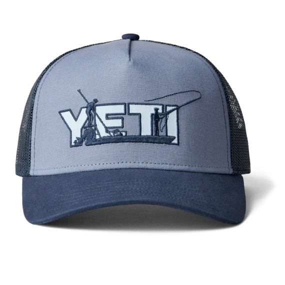 Yeti Skiff Hat Offshore Dark Blue i gruppen Kläder & Skor / Kepsar & Huvudbonader / Kepsar / Truckerkepsar hos Fishline (H010O)