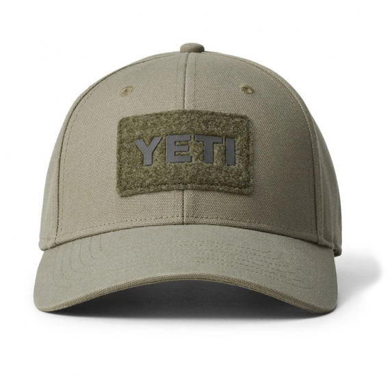 Yeti Velcro Badge Hat Highlands Olive i gruppen Kläder & Skor / Kepsar & Huvudbonader / Kepsar / Dad Caps hos Fishline (H012O)