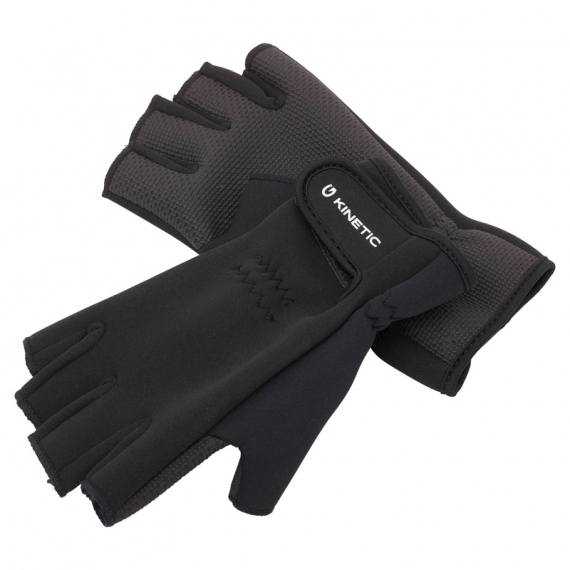 Kinetic Neoprene Half Finger Glove Black i gruppen Kläder & Skor / Kläder / Handskar & Vantar hos Fishline (H113-007r)