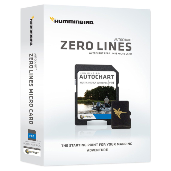 Humminbird AutoChart ZeroLine, SD kort i gruppen Marinelektronik & Båt / Sjökort & Kartor hos Fishline (H600033-1M)