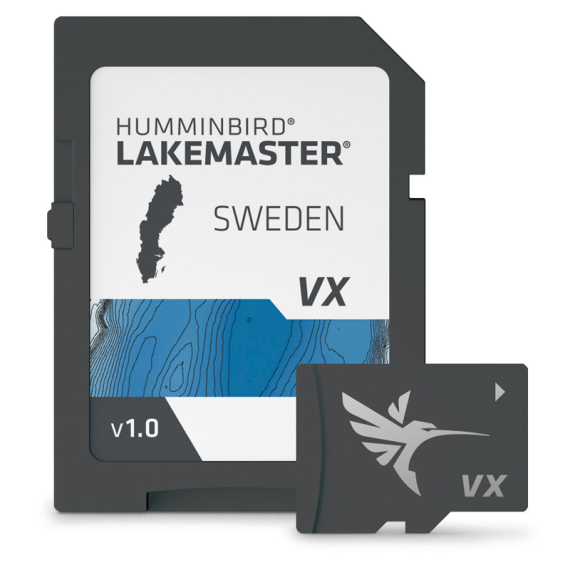 Humminbird Lakemaster VX Standard Sweden i gruppen Marinelektronik & Båt / Sjökort & Kartor hos Fishline (H601022-1LMB)