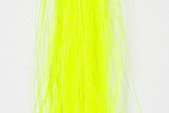Fluo Neon Flashabou - Yellow i gruppen Krok & Småplock / Flugbindning / Flugbindningsmaterial / Flash & Syntetvingar hos Fishline (H6981)