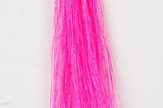 Fluo Neon Flashabou - Pink i gruppen Krok & Småplock / Flugbindning / Flugbindningsmaterial / Flash & Syntetvingar hos Fishline (H6983)