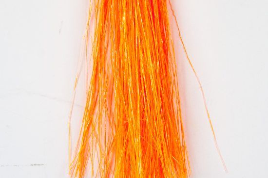 Fluo Neon Flashabou - Orange i gruppen Krok & Småplock / Flugbindning / Flugbindningsmaterial / Flash & Syntetvingar hos Fishline (H6984)