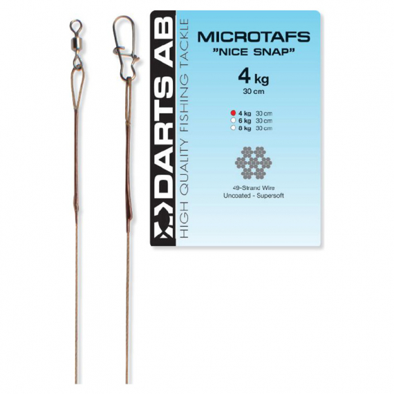 Microtafs 30 cm i gruppen Krok & Småplock / Tafsar & Tafsmaterial hos Fishline (H7002r)