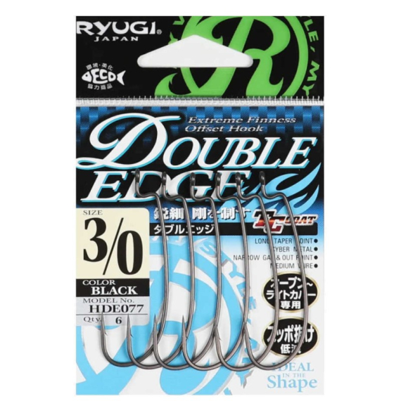 Ryugi Double Edge i gruppen Krok & Småplock / Krok / Offsetkrok hos Fishline (HDE077r)