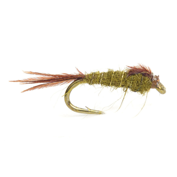 Olive Hare s Ear # 16 i gruppen Fiskedrag / Flugor / Nympher hos Fishline (HF0063-16)