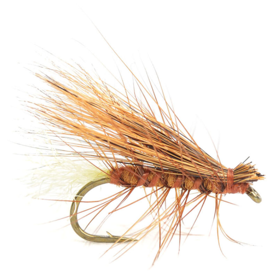 Elk Hair Caddis Röd/Brun size 14 i gruppen Fiskedrag / Flugor / Torrflugor hos Fishline (HF0302-14)