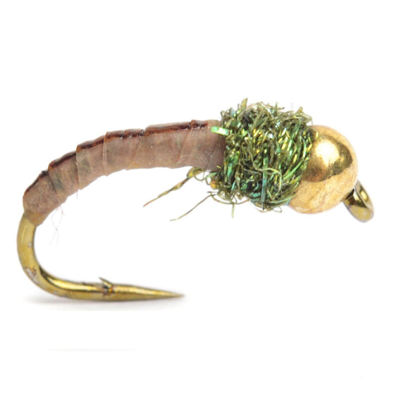 JH Puppan Olive # 10 i gruppen Fiskedrag / Flugor / Nymfer hos Fishline (HF0315-10)