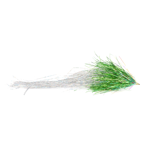 Flashabou Deceiver Green Silver i gruppen Fiskedrag / Flugor / Gäddflugor hos Fishline (HF1190-2)