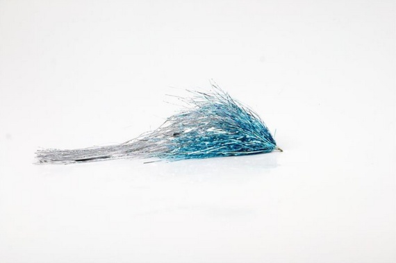 Flashabou Deceiver Blue Silver i gruppen Fiskedrag / Flugor / Gäddflugor hos Fishline (HF1192-2)
