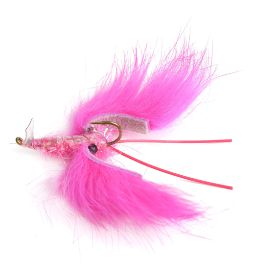Crayfish Zonker Fluo Pink size #6 i gruppen Fiskedrag / Flugor / Streamers hos Fishline (HF9042)