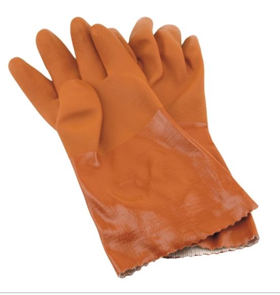 Sea Grip Vinyl Waterproof Gloves, Orange i gruppen Kläder & Skor / Kläder / Handskar & Vantar hos Fishline (HG-620-L)