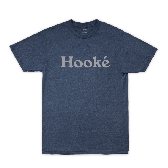 Hooke Original Tee Indigo Black Heather - S i gruppen Kläder & Skor / Kläder / T-shirts hos Fishline (HK19FW-TS1-IBH-S)