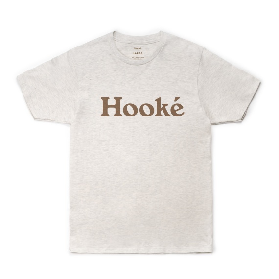 Hooke Original Tee Oatmeal i gruppen Kläder & Skor / Kläder / T-shirts hos Fishline (HK19FW-TS1-OAT-Sr)