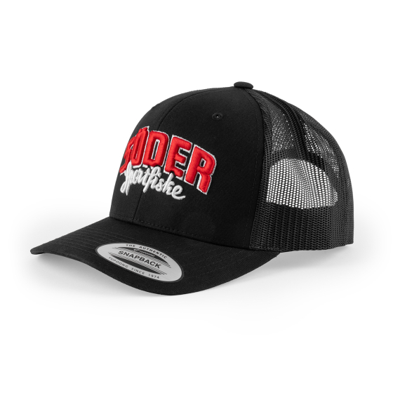 Söder Sportfiske Trucker Black - Original Logo i gruppen Kläder & Skor / Kepsar & Huvudbonader / Kepsar / Truckerkepsar hos Fishline (HS1002133-OL)