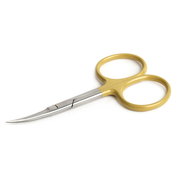 High Grade Scissor Curved 4\'\' Gold i gruppen Verktyg & Tillbehör / Tänger & Saxar / Linklippare & Saxar hos Fishline (IB-427)