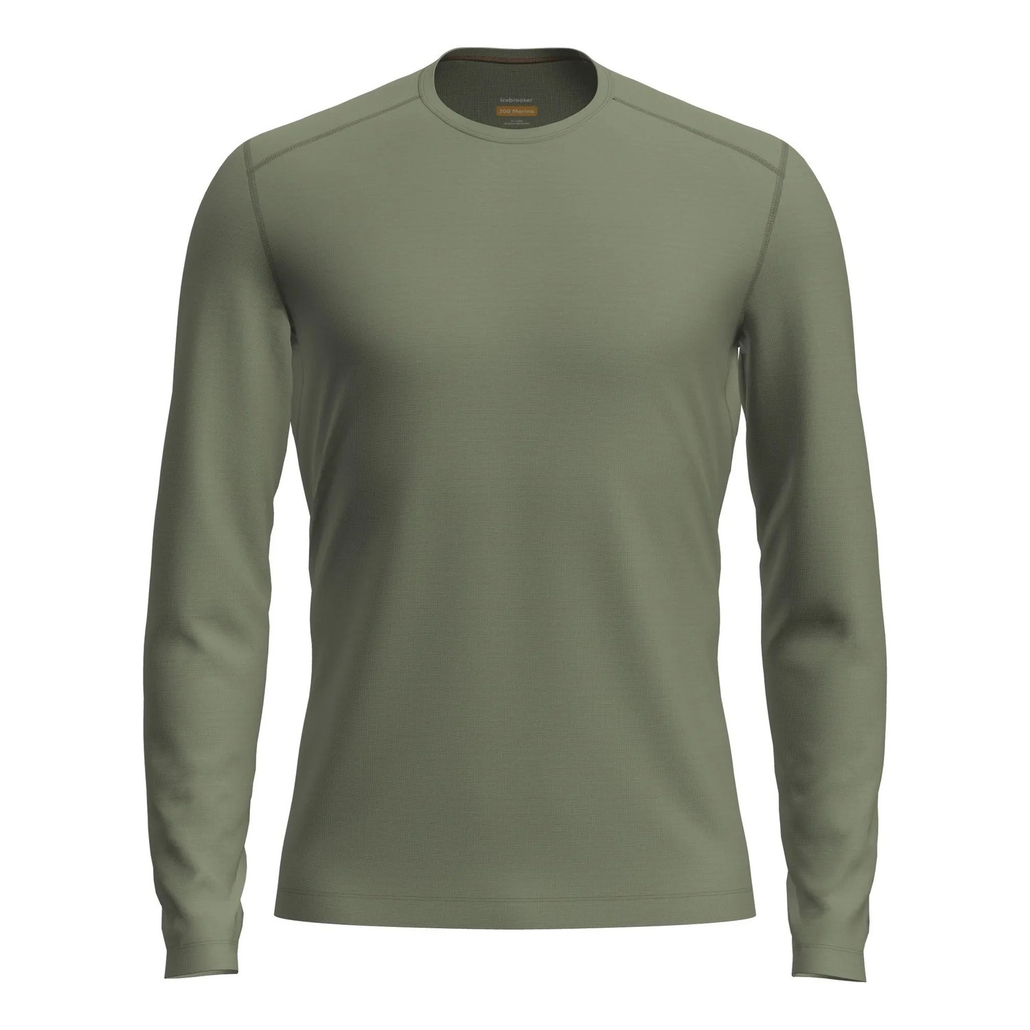 Icebreaker M\'s Merino 200 Oasis LS Crew Lichen i gruppen Kläder & Skor / Kläder / Underställ & Underkläder / Underställströjor hos Fishline (IB104365A741002r)