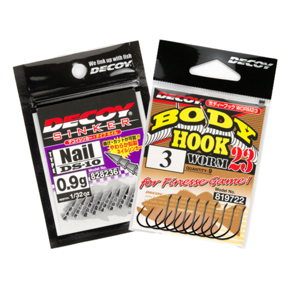 Decoy Neko/Wacky Rig Bundle i gruppen Krok & Småplock / Färdiga Riggar / Färdiga Abborriggar hos Fishline (JDMNEKOREGBUNDLE)