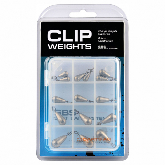 Darts Clip Weights Box Bly i gruppen Krok & Småplock / Jiggskallar / Clip Weights hos Fishline (K0000-900)