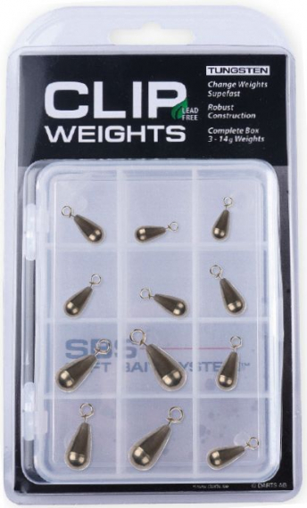 Darts Clip Weights Tungsten Box i gruppen Krok & Småplock / Jiggskallar / Clip Weights hos Fishline (K0002-900)