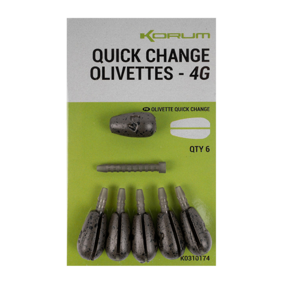 Korum Quick Change Olivettes i gruppen Krok & Småplock / Sänken & Vikter hos Fishline (K0310174r)