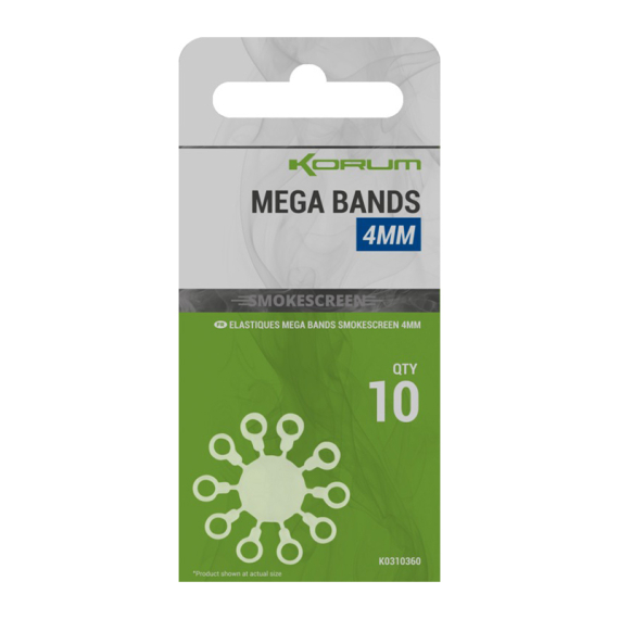 Korum Smokescreen Mega Bands i gruppen Krok & Småplock / Riggtillbehör / Bait Bands hos Fishline (K0310360r)
