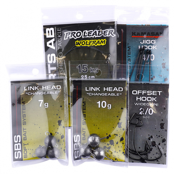 Darts Link Head Kit i gruppen Krok & Småplock / Jiggskallar / Link Heads/Cheburashka hos Fishline (K99-004)