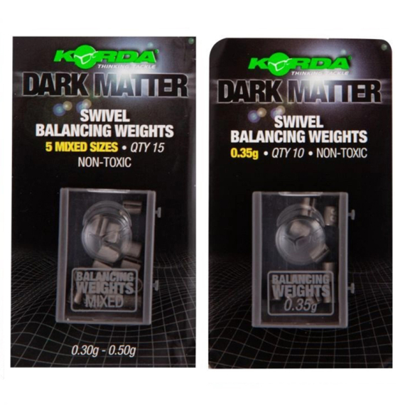 Korda Dark Matter Balancing Weights i gruppen Krok & Småplock / Riggtillbehör / Övriga Riggtillbehör hos Fishline (KDMW01r)