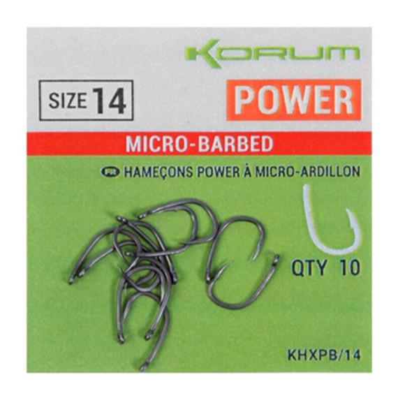 Korum Xpert Power Micro-Barbed i gruppen Krok & Småplock / Krok / Specimenkrok hos Fishline (KHXPB-06r)
