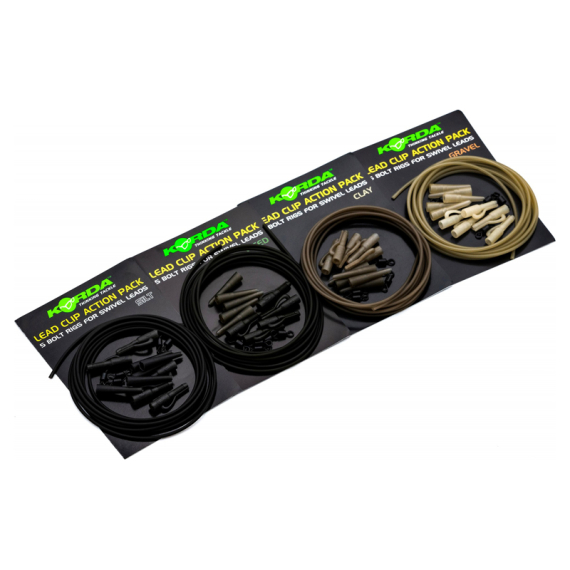 Korda Lead Clip Action Pack i gruppen Krok & Småplock / Riggtillbehör / Övriga Riggtillbehör hos Fishline (KLCAPGr)