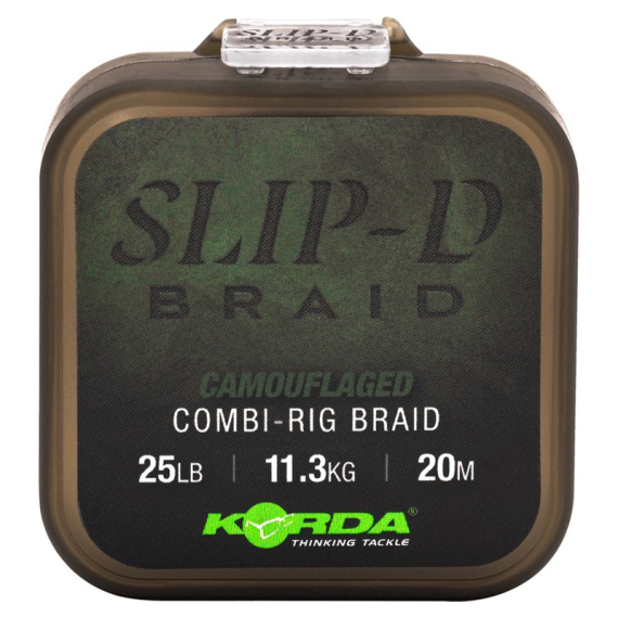 Korda Slip-D Braid 25lb 20m i gruppen Fiskemetoder / Mete & Specimenfiske / Krok & Småplock Specimenfiske / Tafsmaterial specimenfiske hos Fishline (KSD25)