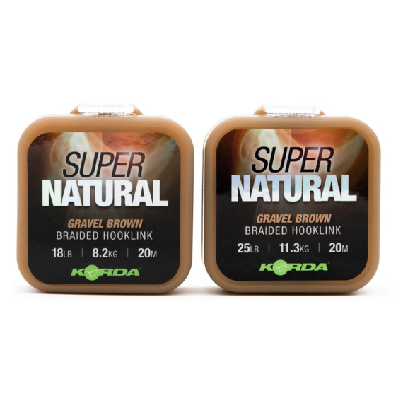 Korda Super Natural Gravel Brown i gruppen Krok & Småplock / Tafsar & Tafsmaterial / Tafsmaterial / Tafsmaterial Braid hos Fishline (KSNBr)