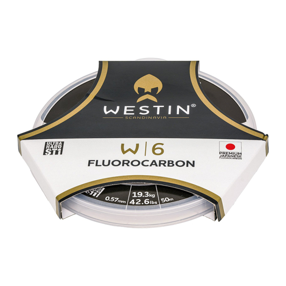 Westin W6 ST1 Fluorocarbon 50m i gruppen Krok & Småplock / Tafsar & Tafsmaterial / Tafsmaterial / Tafsmaterial Fluorocarbon hos Fishline (L018-430-50r)